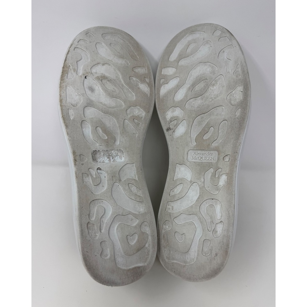 Alexander McQueen Oversized Sneaker White/Black Trim Size 13.5 US 46.5 EU - Picture 6 of 8